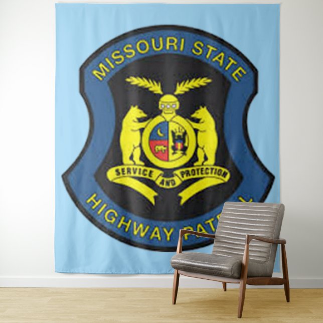 Tenture Patrouille routière de l'État du Missouri (En situation)