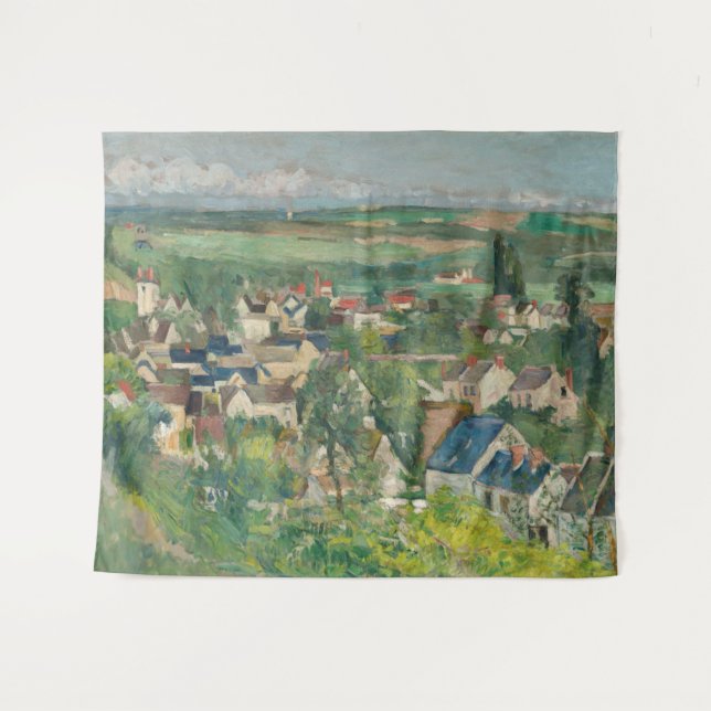 Tenture Paul Cezanne - Auvers, Vue panoramique (Devant (Horizontal))