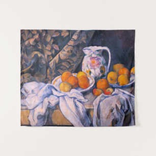 Tenture Paul Cezanne - La vie morte avec un rideau