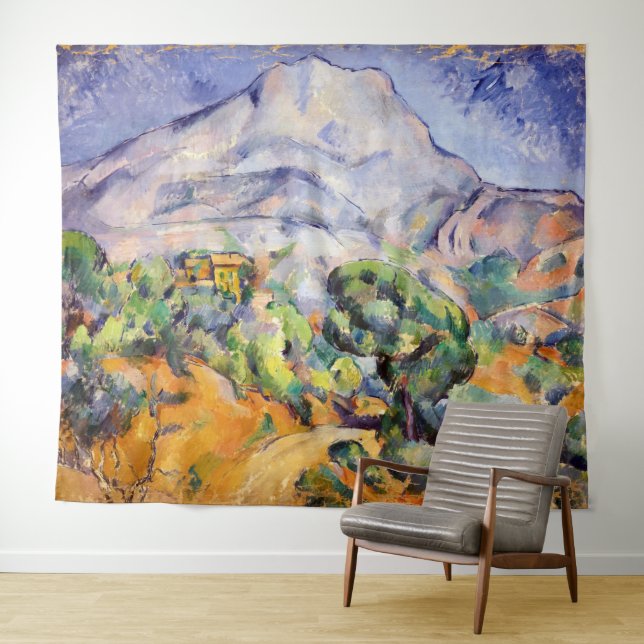 Tenture Paul Cezanne - Mont Sainte-Victoire, Route de la T (En situation (horizontale))