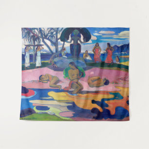 Tenture Paul Gauguin - Jour de la déesse / Mahana no atua