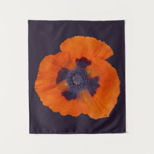 Tenture Pavot orange écarlate 1