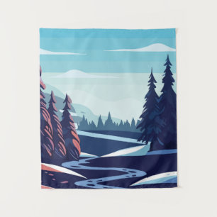 Tenture Paysage hivernal