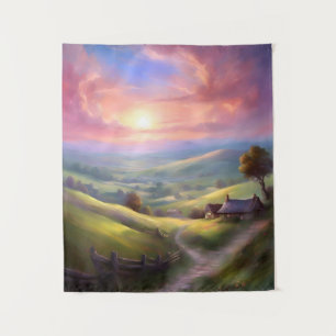 Tenture Paysage serein Sunrise Paysage paisible Art