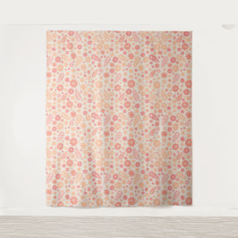 Tenture Peach Airy Fleur sauvage Meadow Motif