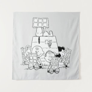 Tenture Peanuts Gang Lecture Comics