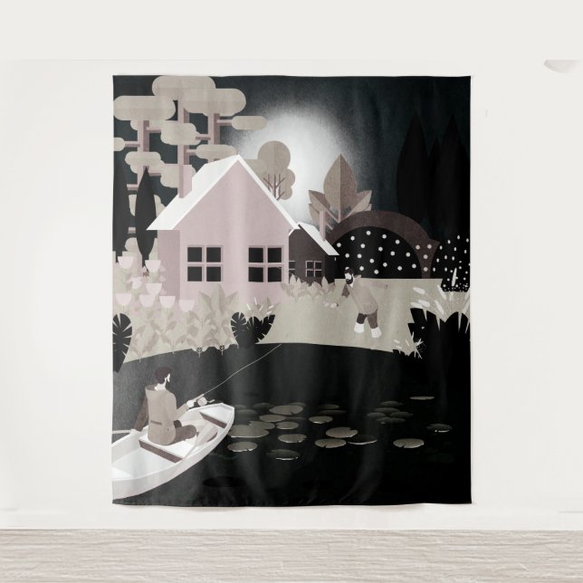 Tenture Pêcheurs (Devant)