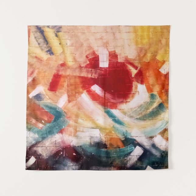 Tenture Peinture Abstraite (Devant)