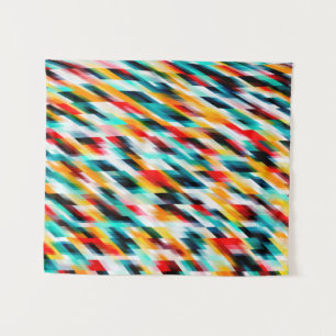 Tenture Peinture Abstraite multicolore