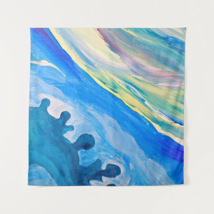 Tenture Peinture acrylique colorée, arrière - plan texturé