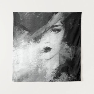 Tenture Peinture acrylique féminine de mode Abstraite
