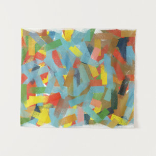 Tenture Peinture d'art Abstraite moderne de Rectangles géo