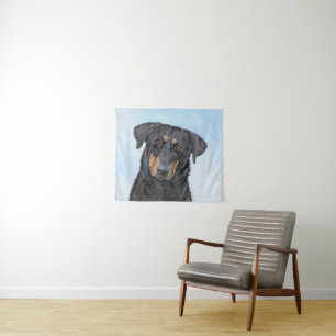 Tenture Peinture de Beauceron - Cute Original Chien Art