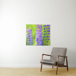 Tenture Peinture Lupine - Art Fleur Original