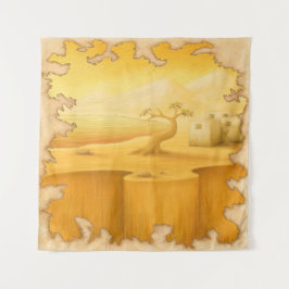 Tenture Peinture Motif Aventure "The Edge of the World"