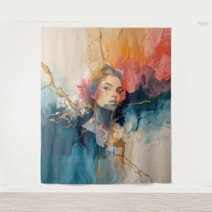 Tenture peinture murale abstraite, impression d'art modern