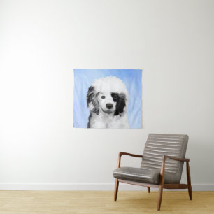 Tenture Peinture Portugaise de Chien d'Eau - Art original 