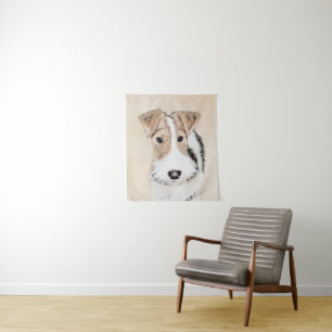 Tenture Peinture Terrier de Renard de fil - Cute Original 