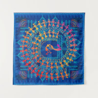 Peinture Warli - main dessinée traditionnelle l'An