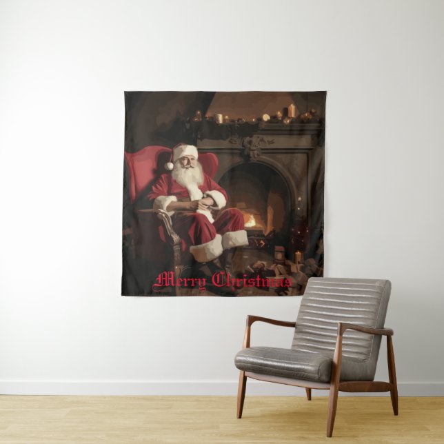 Tenture Père Noël Cosy Nook (En situation)