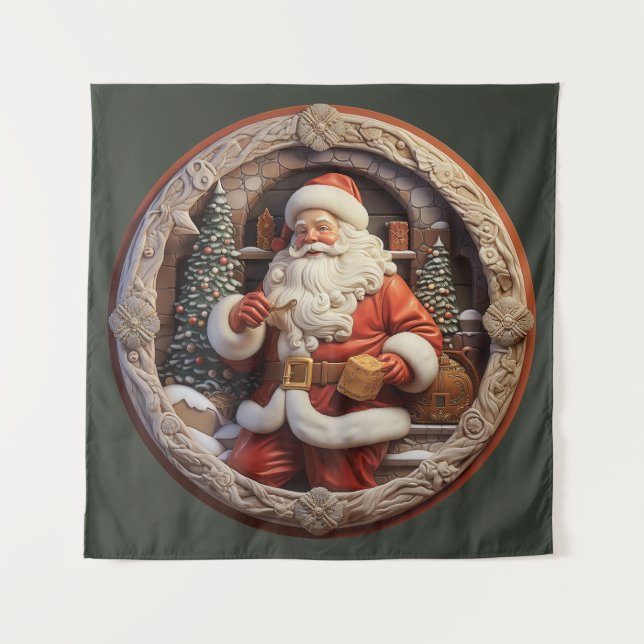 Tenture Père Noël Tapestry (Devant)