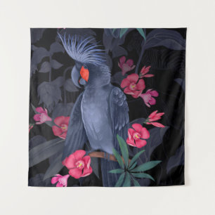 Tenture Perroquet floral exotique : Nature tropicale