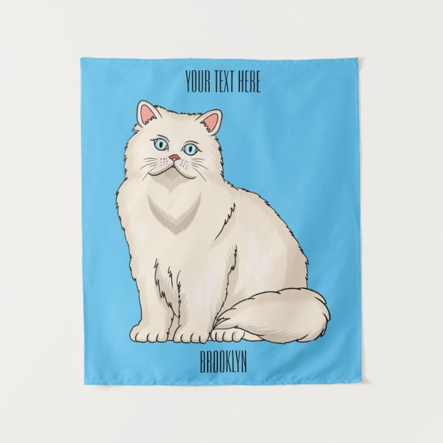 Tenture Persian cat (Devant)