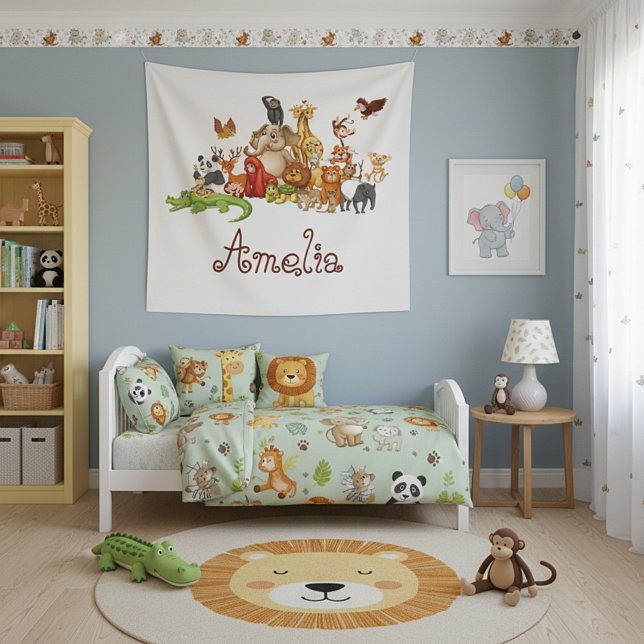 Tenture Personalized Kid's animals  (Créateur téléchargé)