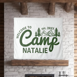 Tenture Personnalisé Camp Bach Bachelorette Party Custom