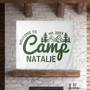 Tenture Personnalisé Camp Bach Bachelorette Party Custom