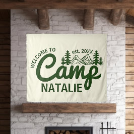 Tenture Personnalisé Camp Bach Bachelorette Party Custom