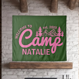 Tenture Personnalisé Camp Bach Bachelorette Party Custom