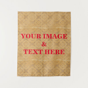 Tenture Personnaliser votre propre photo et texte personna