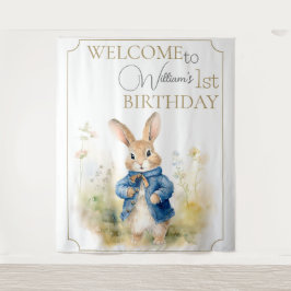 Tenture Peter Le Rabbit Aquarelle Anniversaire
