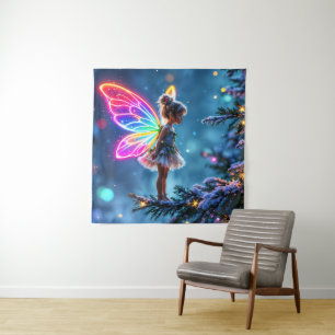 Tenture Petit imaginaire lumineux de fée de Noël