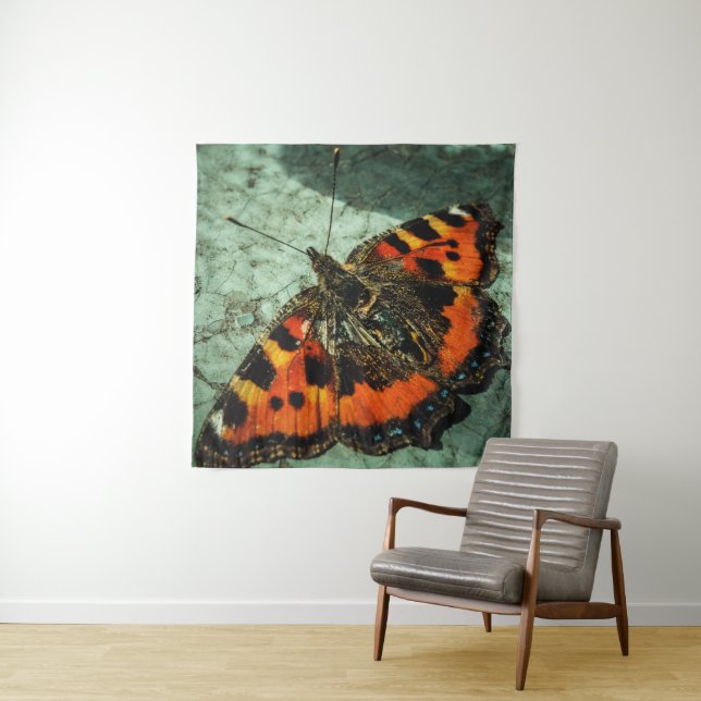 Tenture Petit papillon Tortoiseshell (En situation)