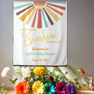 Tenture Petit Rayon De Soleil Baby shower Arrière-Plan