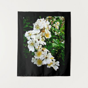 TENTURE PETITES FLEURS BLANCHES