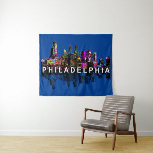 Tenture Philadelphie, Pennsylvanie en graffiti Tapestry