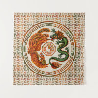 Phoenix et Dragon avec bagua #3