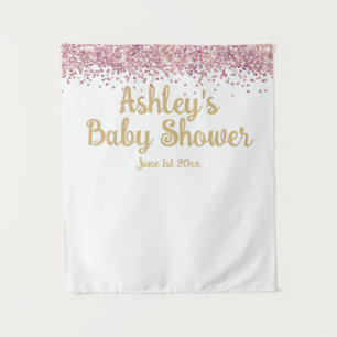 Tenture Photo Baby shower fille Booth arrière-plan Photo P