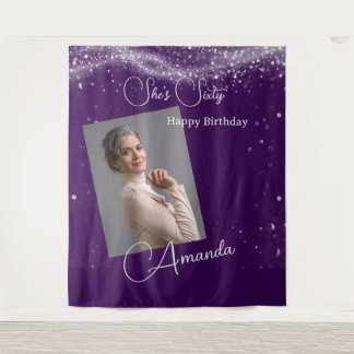 Tenture Photo d'anniversaire 60 ans