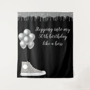 Tenture Photo en toile de fond 50e anniversaire Parties sc