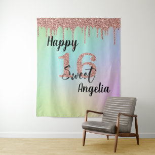 Tenture Photo Fond d'écran Booth Sweet 16 Seteen Rose Gold