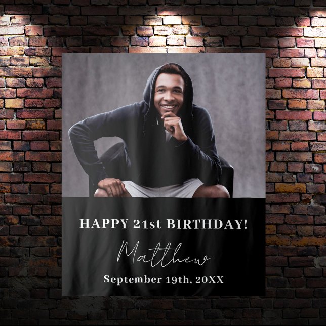 Tenture Photo personnalisée noir blanc moderne (Créateur téléchargé)