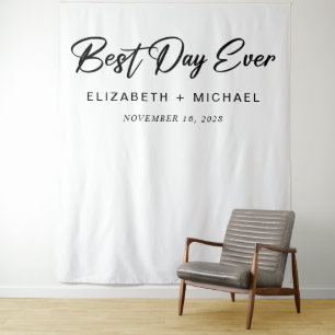 Tenture Photomaton du plus beau jour de mariage