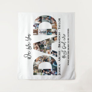 Tenture Photos Collage Cadeau pour Papa Photos personnalis