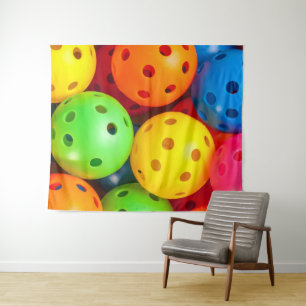 Tenture Pickleball coloré