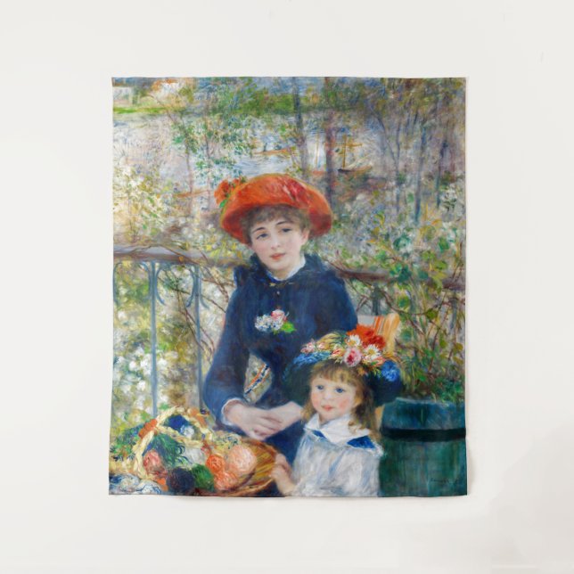 Tenture Pierre-Auguste Renoir - Deux soeurs sur la terrass (Devant)