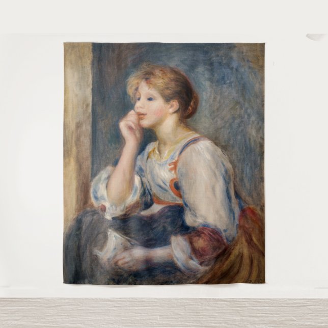 Tenture Pierre-Auguste Renoir - Femme avec une lettre (Devant)